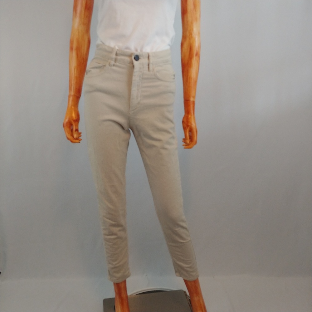 ISABEL MARANT | cream high rise skinny jeans